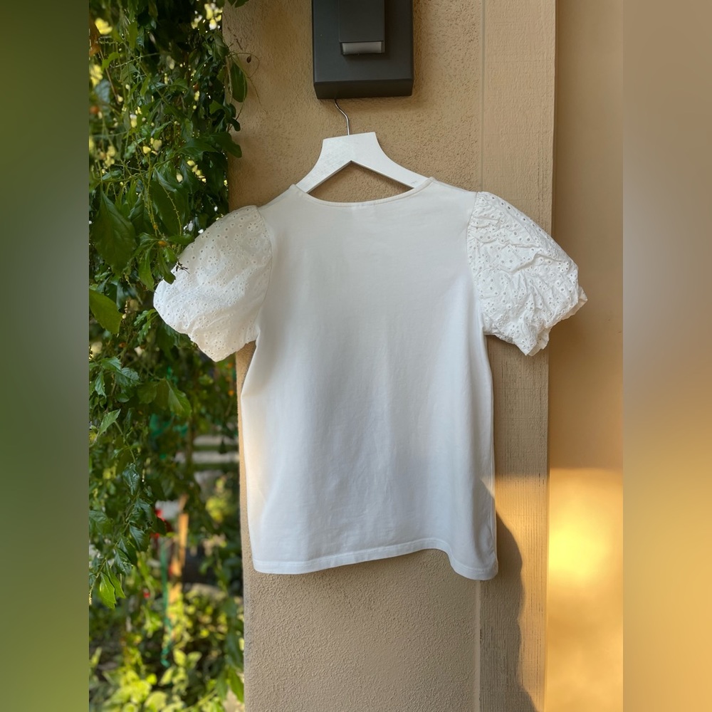 Zara Puff Sleeve Top - Picture 2 of 4